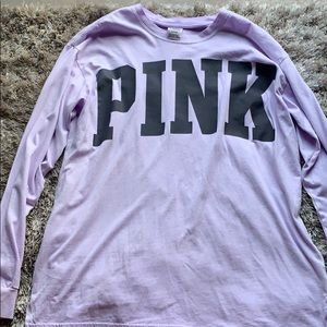 PINK lavender long sleeved top